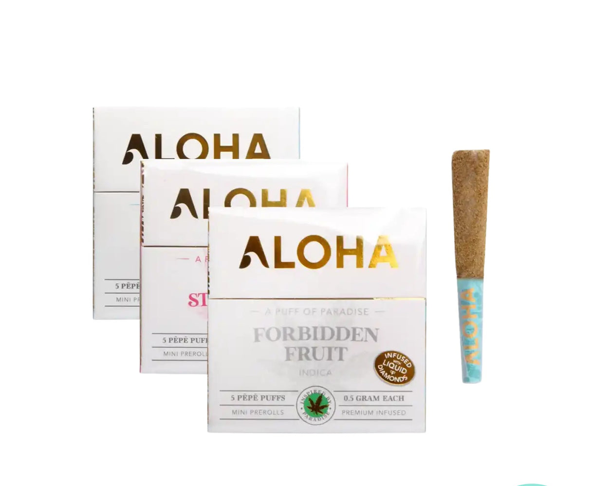ALOHA PEPE PUFFS MINI PREROLLS PREMIUM INFUSED