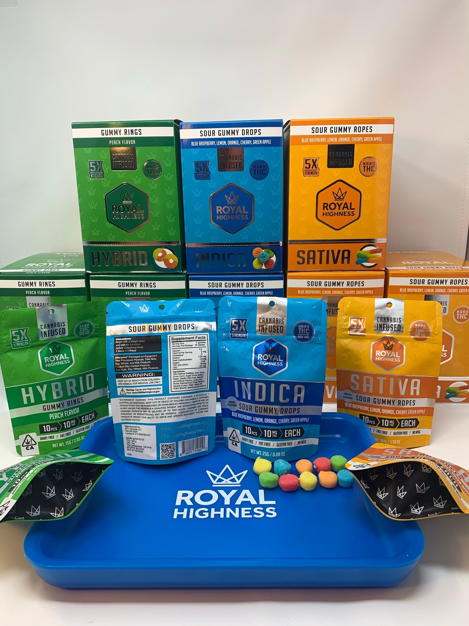 Royal Highness Sour gummy Drops
