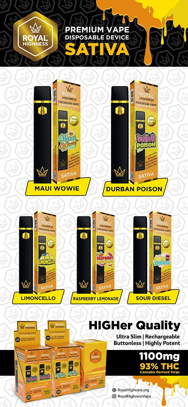 Royal Highness Premium Vape Disposable Device
