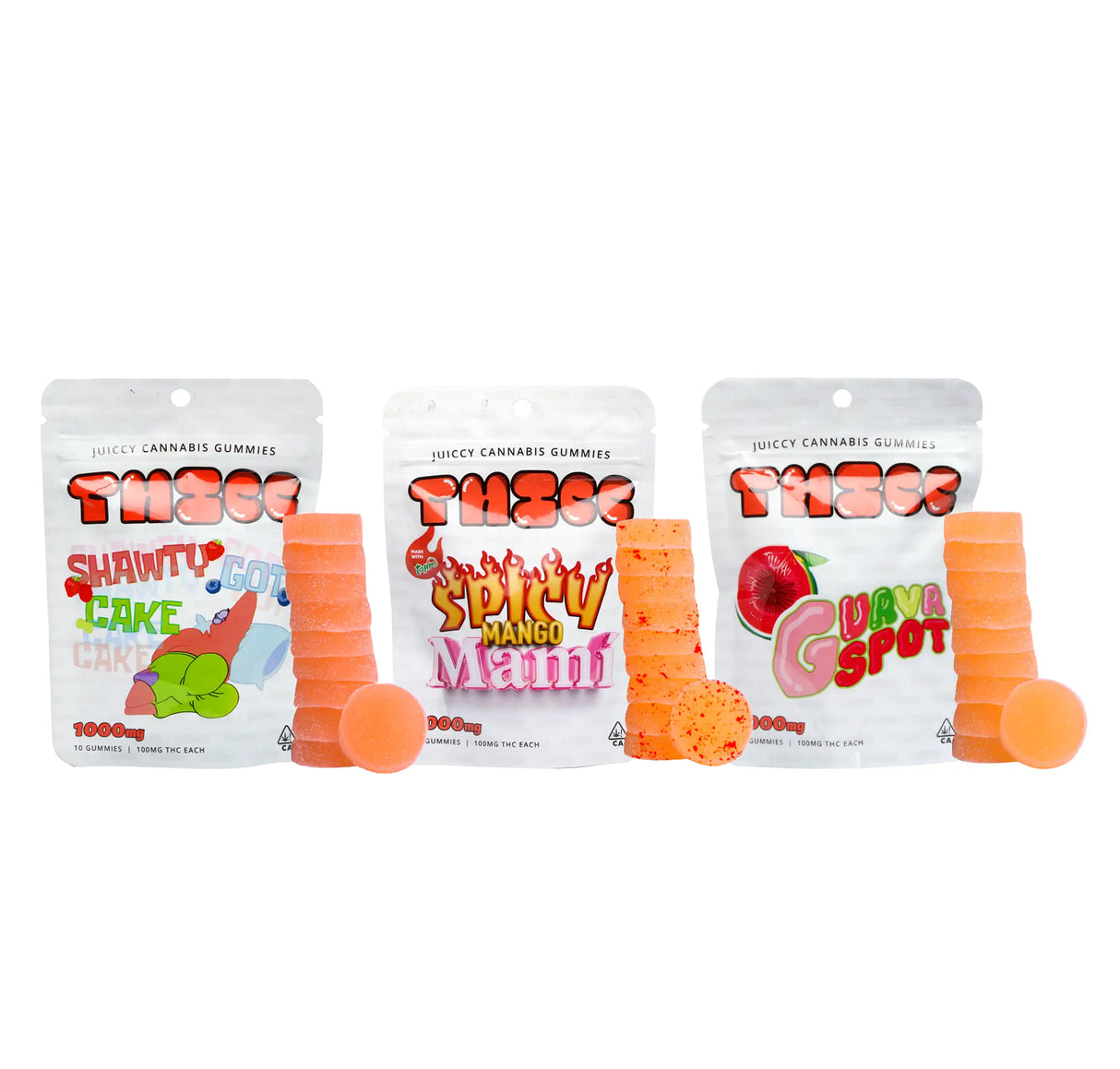 THICC 1000MG GUMMIES